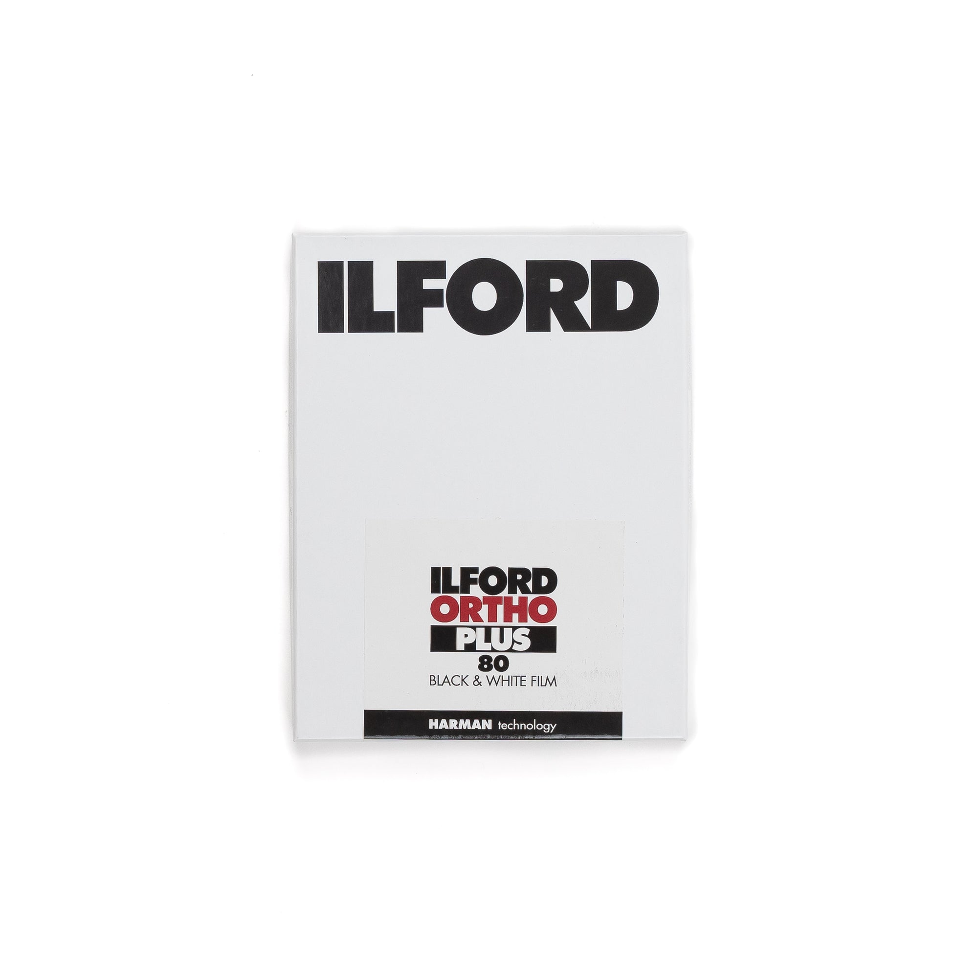 Ilford Ortho 80 4x5 Film (25 Sheets)